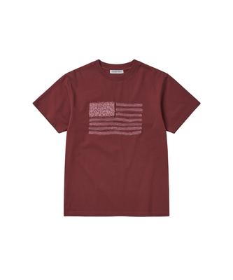Maichoidokyo Maichoi Vintage Patch T-Shirt Burgundy