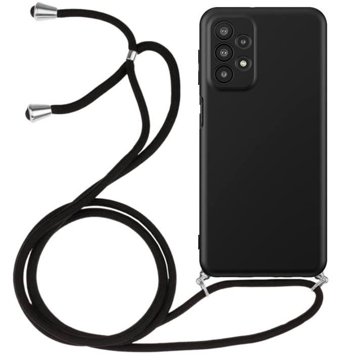 Coque de protection pour téléphone - BOOLING - Samsung Galaxy M23 5G - Souple - Noir - Anti-rayures et anti-choc
