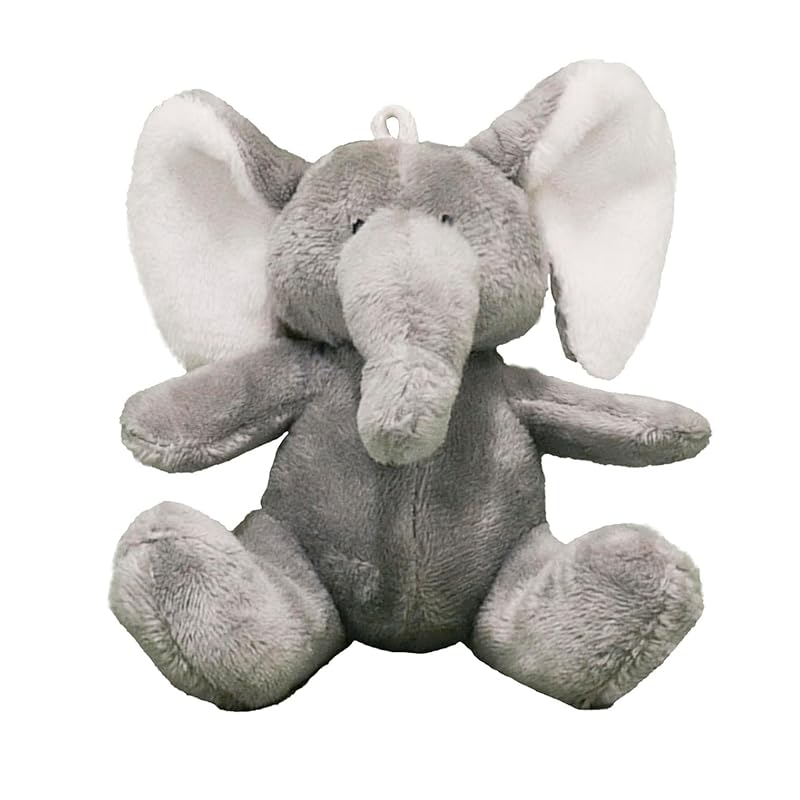 

animal key ring stuffed toy Fluffy material with ring keychain Attach it to your scuba cute animal cute elephant