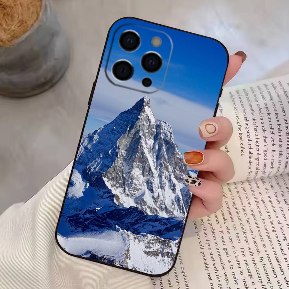 Zermatt Matterhorn Swiss Mountain  Phone Case Silicone Soft For IPhone 17 16 15 14 13 12 11 X XR Plus Pro Max Plus