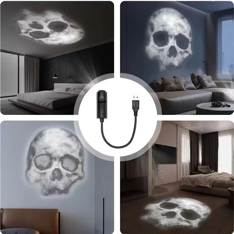 Christmas 360° Degree Rotating LED Projection Night Light Creative Holiday Lamp for Bedroom Wedding Camping Party Decoration