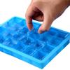 With Lid 24-hole Silicone Ice Tray Square Box Auxiliary Food Puree Cheese Jelly Mold Bar Kitchen Tool Cocktail Cube