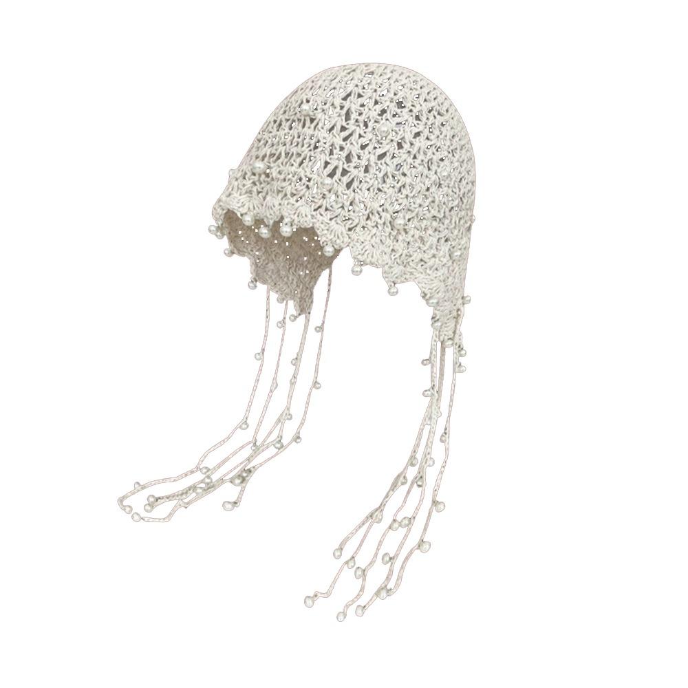 Crochet Slouchy Skull Cap Cotton Knitted Hat Fashion Women Beanie Hat Summer