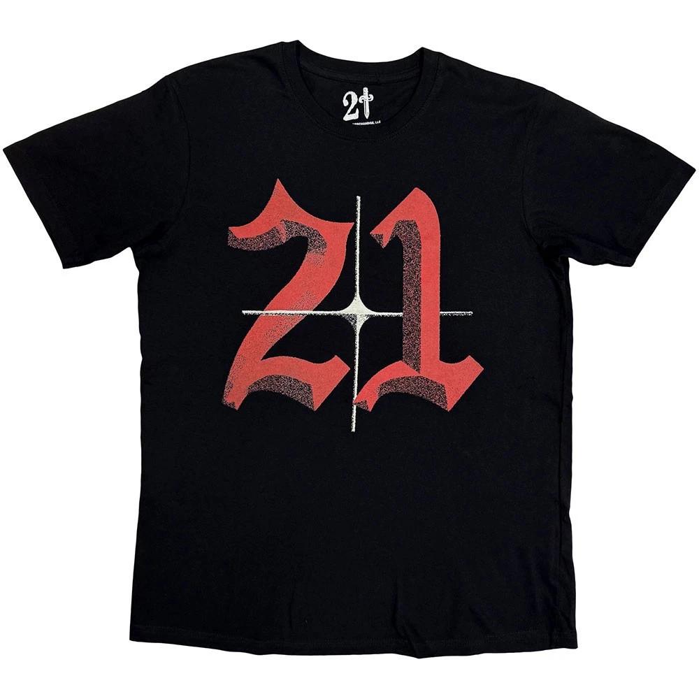 21 Savage Death Before Dishonor Daggers Official Mens Unisex T-Shirt XL