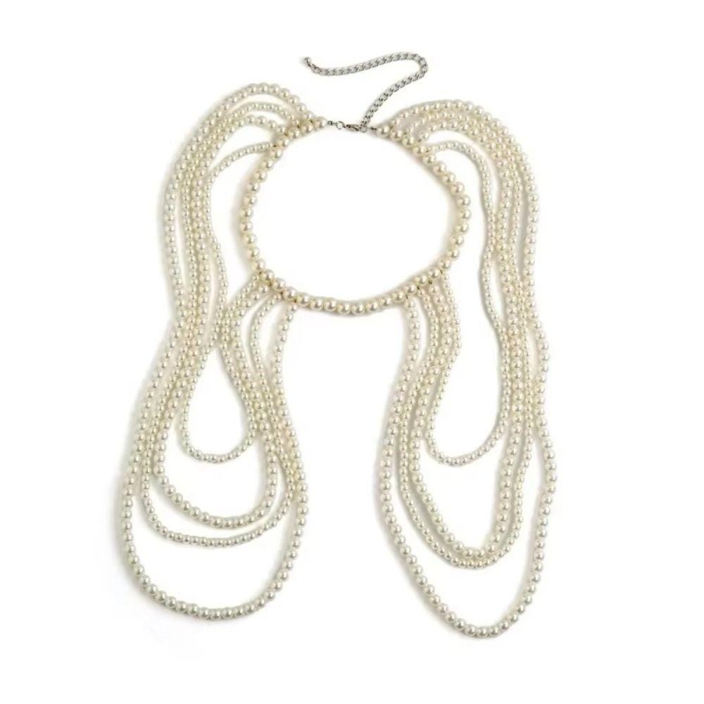 Round Bead Body Chain Jewelry Handmade Jewelry Shoulder Body Chain  Fashion Events