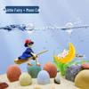 Floating Little Witch & Moon Cat Aquarium Ornament Set