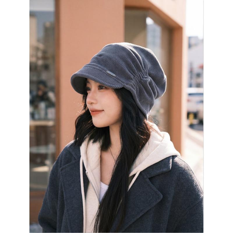 Women S Autumn Winter Warm Slouch Beanie Hat Versatile