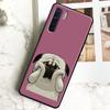 Pug Dog Funny Cartoon Case For Oppo A18 A38 A58 A78 A98 A40 A60 A80 A16 A76 A96 A15 A17 A77 A74 A94 A54 A57S Cover