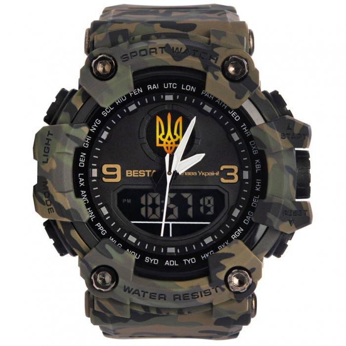 Reloj táctico deportivo para hombre Besta United Army Green con el