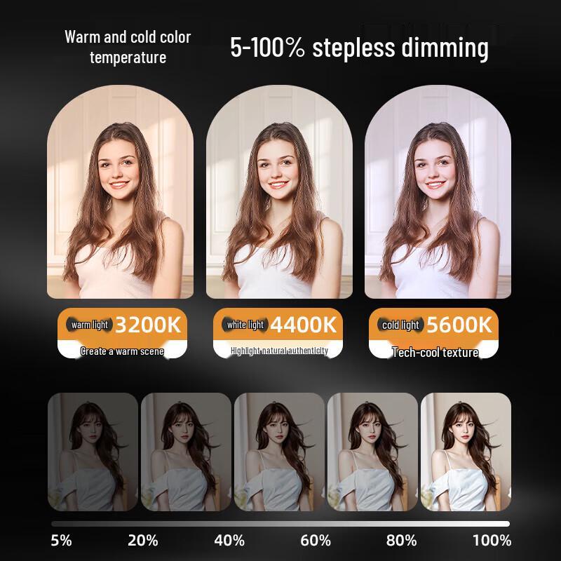 SOULMATE D300Bi PRO LED Video & Photography Light Kit