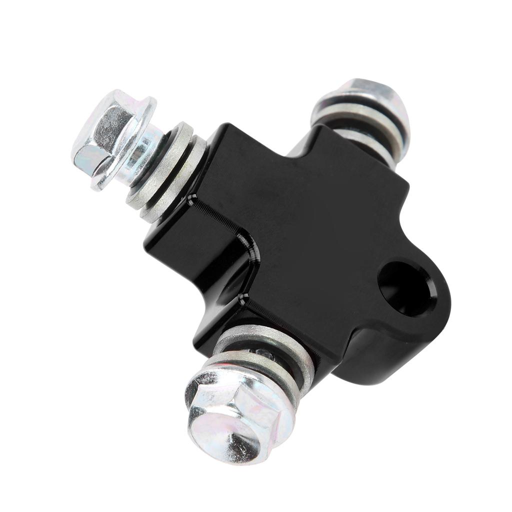 Tee Connector Coupling 3‑Way Tubing Hose Steel Universal for Motorcycle ATV ModificationBlack
