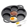 Cast Iron Cast Iron Pancake Pan 7-Hole Grilling Frying  for Breakfast Crepe Steak Pizza Baking