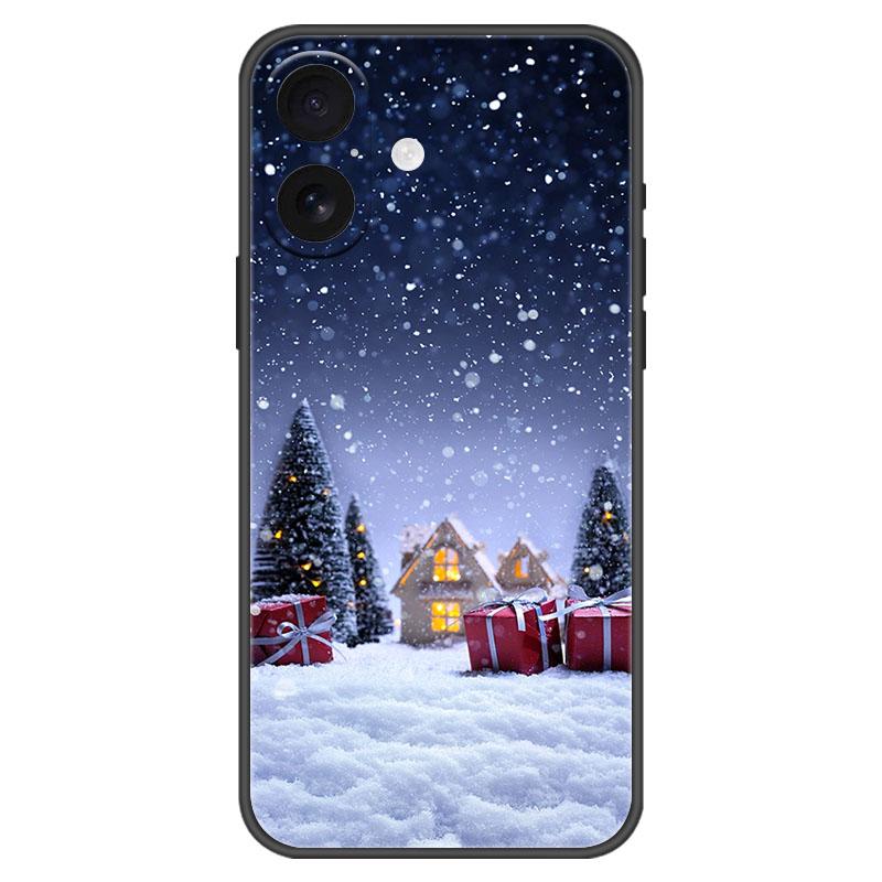 For IPhone 17 Pro Max 17Air Case Christmas Painted Funda Soft TPU Silicon Phone Cover For IPhone Air 17 17Pro 17ProMax Case Etui