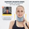 Adjustable soft foam neck support breathable ergonomic V shape design perfect for sleep and travel comfort