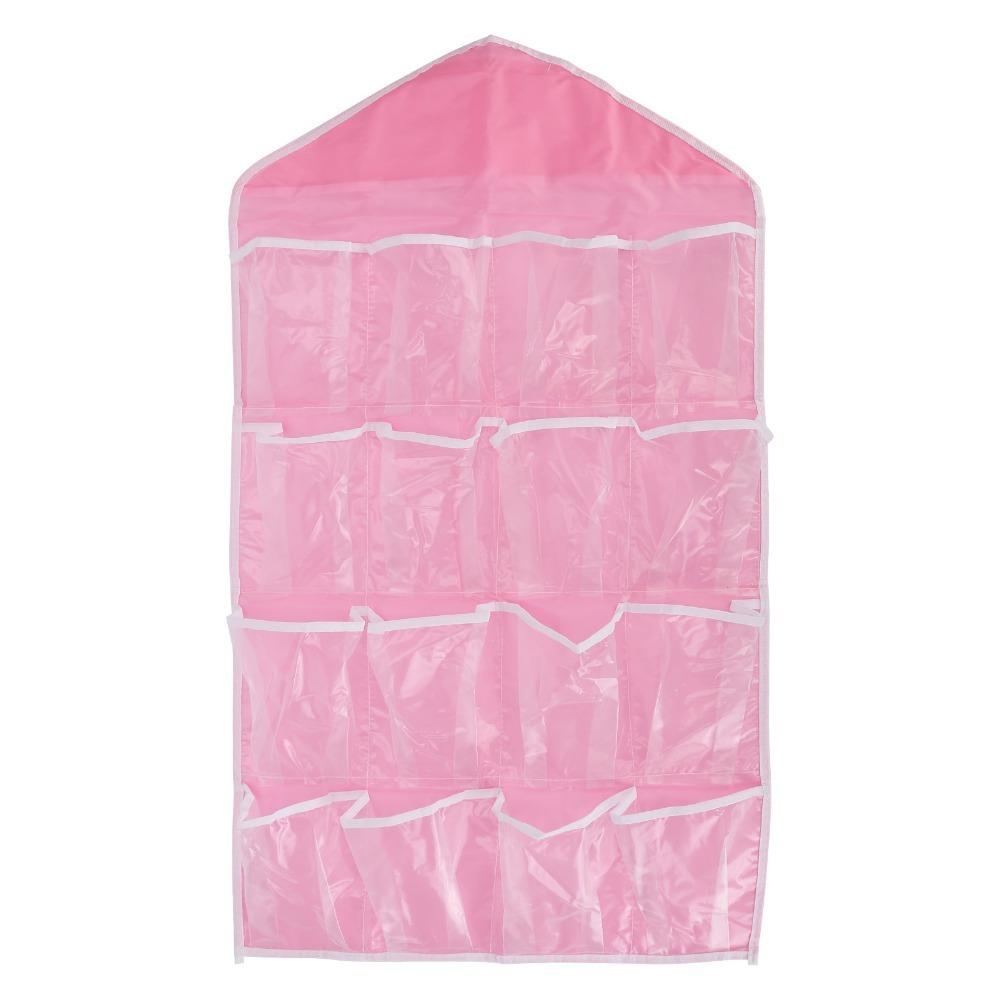 Transparente Taschen Wandgarderobe Hängender Organizer Wasserdicht Beidseitig Hängender Aufbewahrungs-Organizer Vliesstoff Tragbar