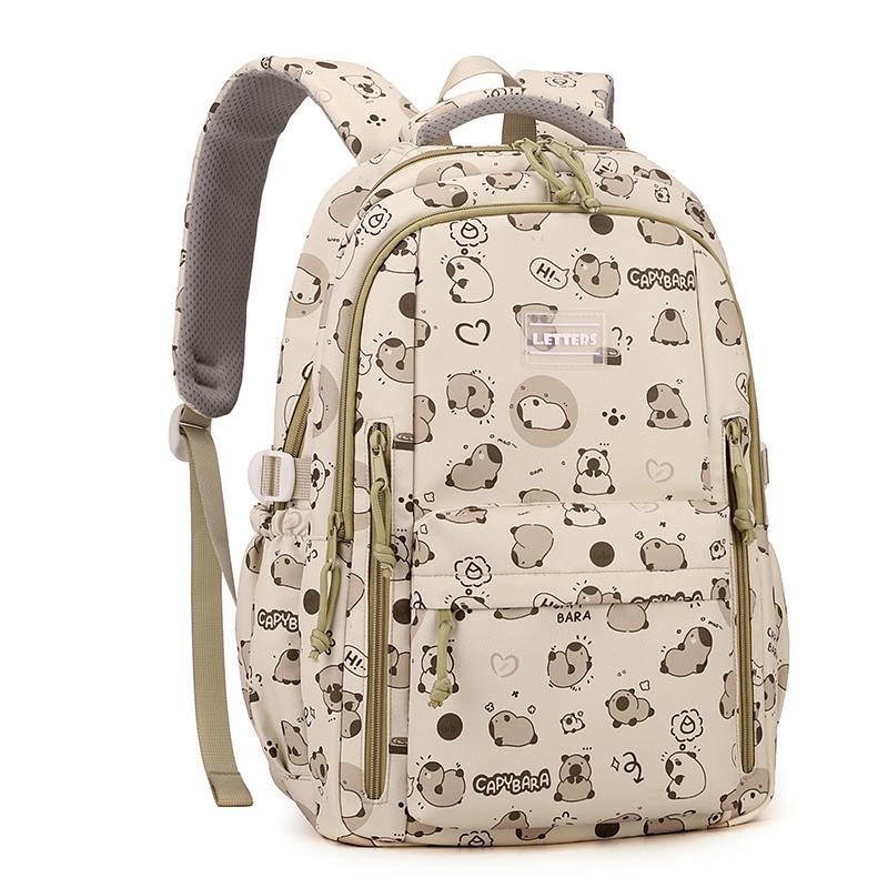 Student Cartoon School Bag Kindergarten Ridge Protector Backpack Women's Backpack Lightweight Children's Backpack