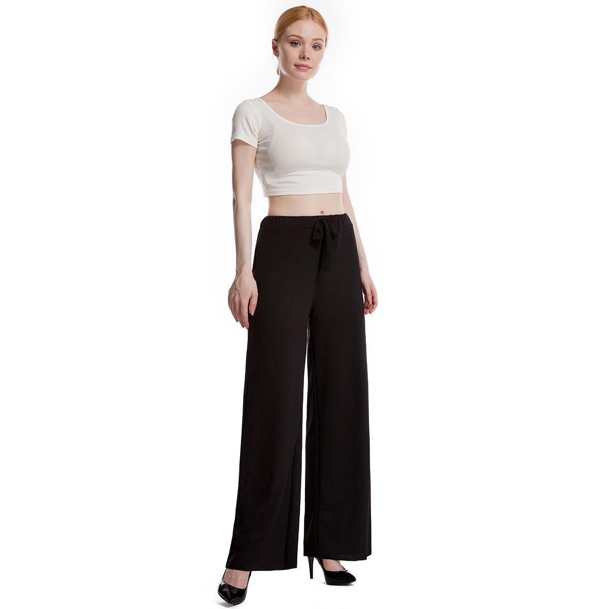 

Женские рубчатые свободные повседневные брюки, H5020 - Хит продаж Extra Large чёрный