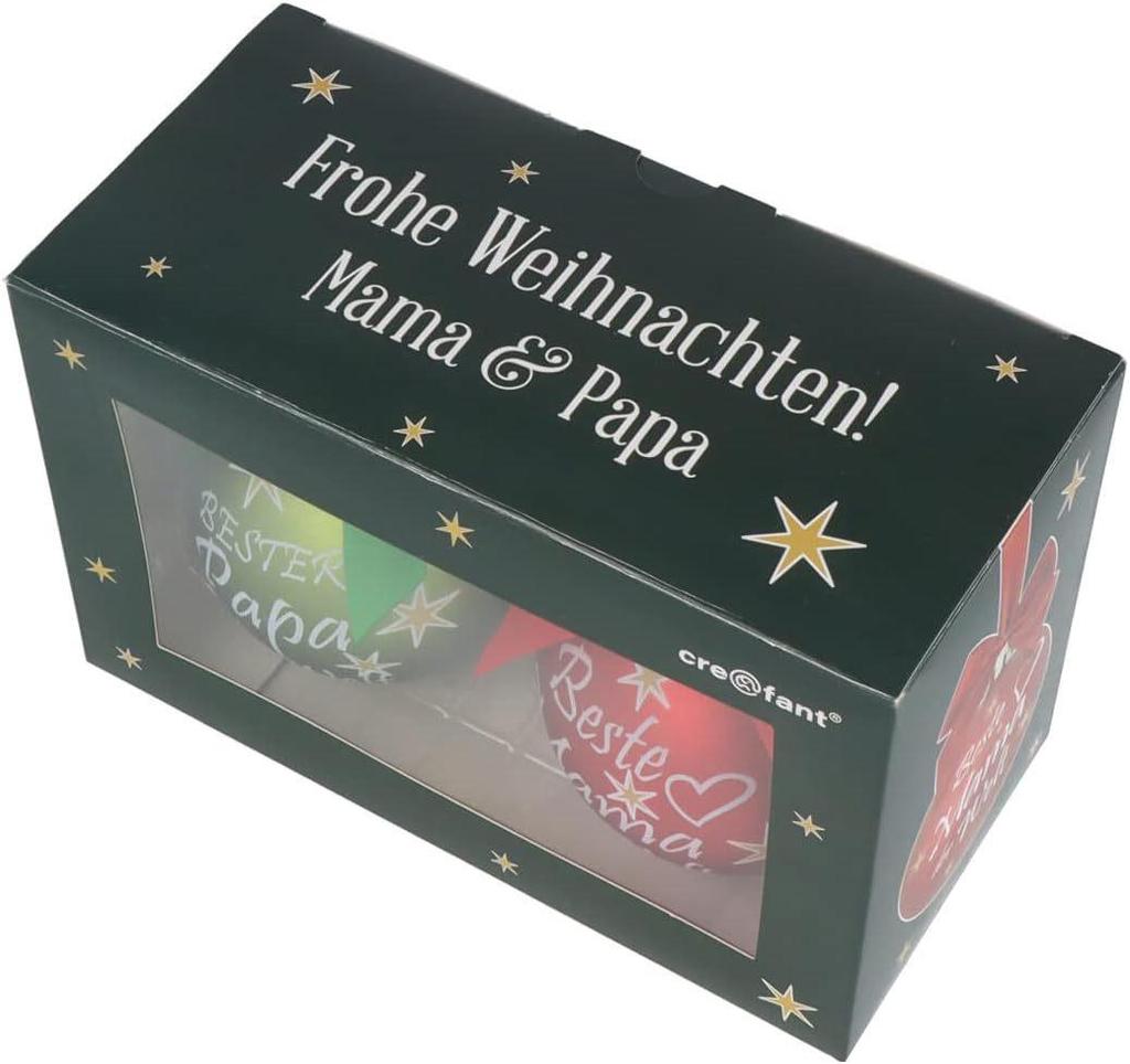 Zibei Christmas Tree Balls: In Memory of Dear Grandparents