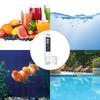 DiyStudio Digital TDS TDS EC Temperature Water Quality Tester with High Accuracy Hold LED and Carrying Ideal for Swimming Hot and Test Meter with