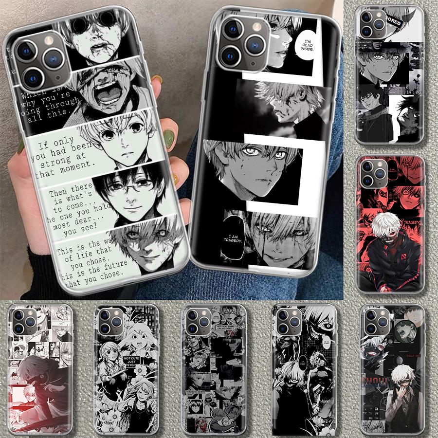Anime Tokyo Ghouls Terror Phone Case Cover For iPhone 11 12 13 Mini 14 15 Plus 16 Pro Max 17 Air 7 8 + SE Art Customized Fundas