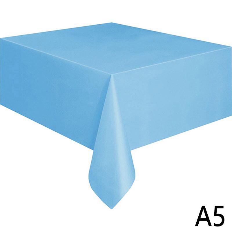 Colorful Disposable Tablecloth Red Pink White Party Desk Cloth Wipe Table Cover Christmas Birthday Wedding Party  Year Decor