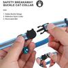 New! Cat Tracking Collar Adjustable Anti-lost Reflective Design Protective Collar Compatible For Airtag