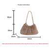 Women Faux Rabbit Fur Plush Shoulder Bag Elegant Soft Crossbody Handbag Fashionable Fluffy Purse Gift For Friends