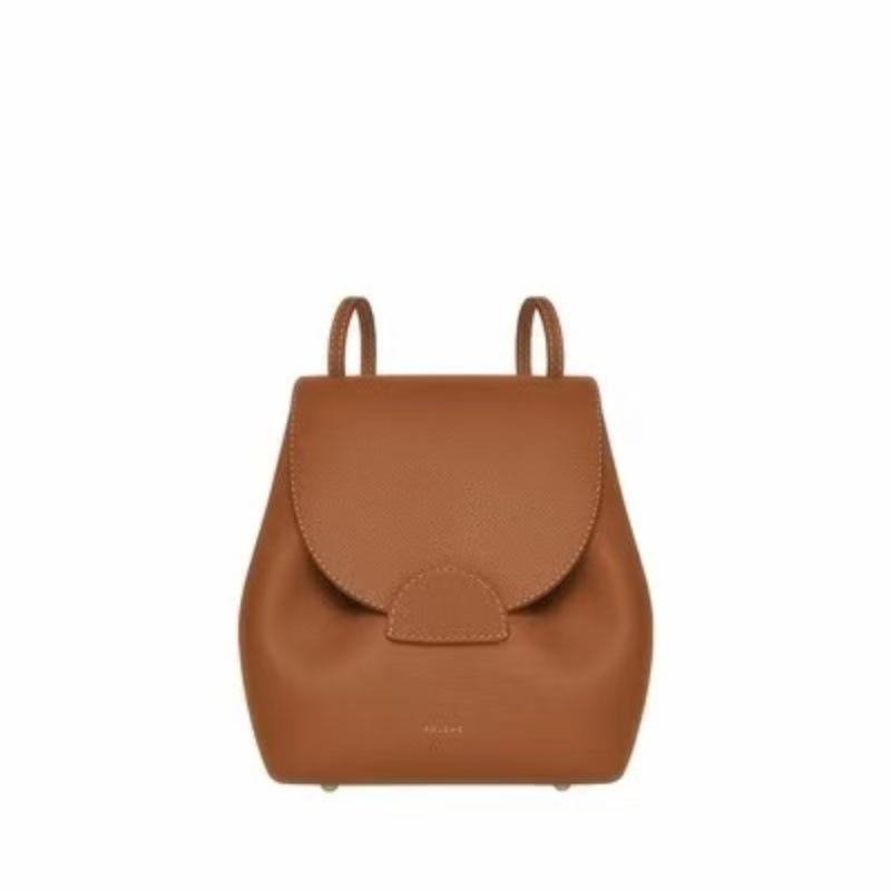 Backpack French Women'S Solid Color Shoulder Bag Travel Bag Lightweight Versatile Backpack