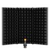 AGPTEK Microphone Isolation Studio Microphone Sound Absorbing Foam Marantz Vocal Reflection Microphone Stand Sound Shield Recording Sound Absorbing