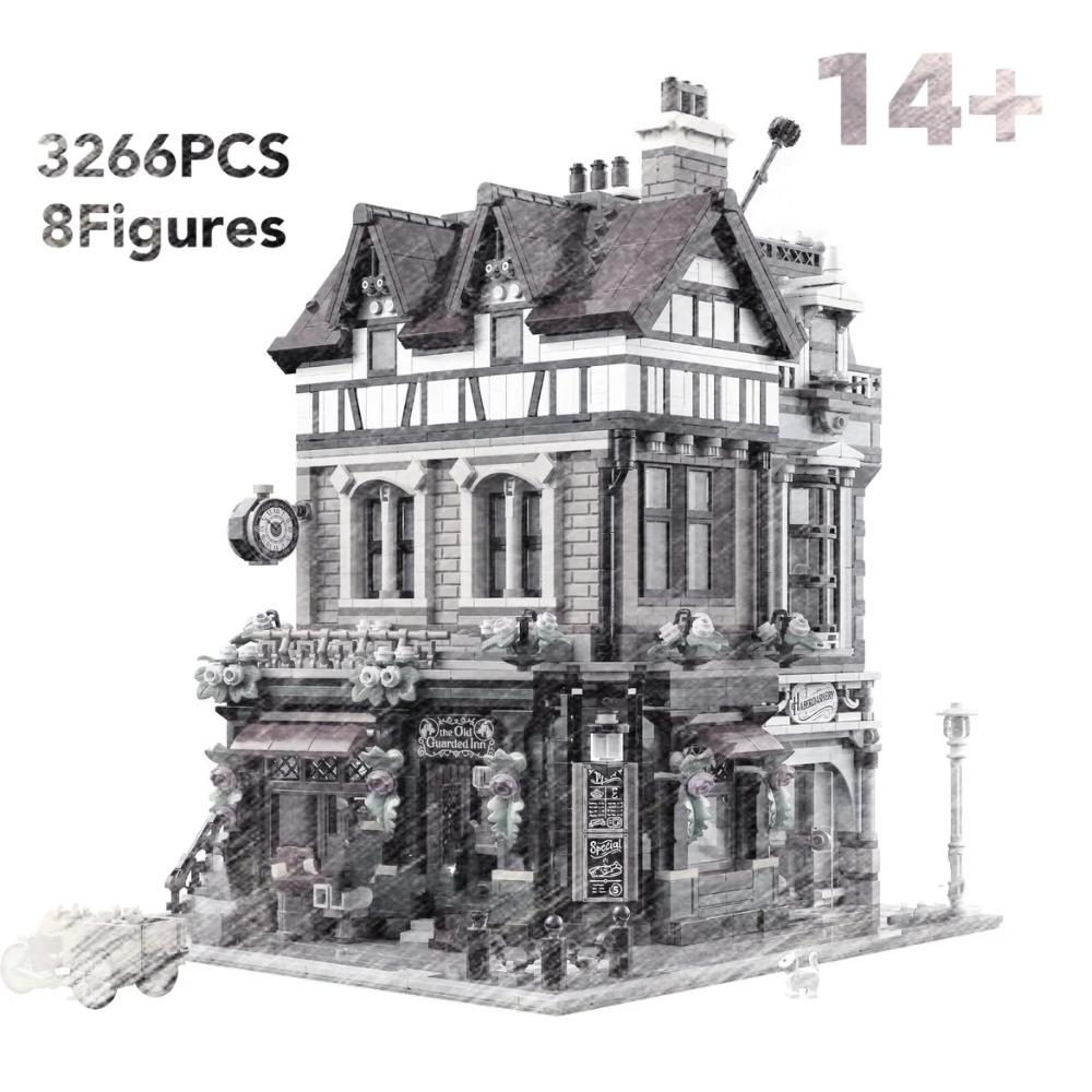 Creative Street Corner Modular Building Blocks Creative Experts In the Field of Architecture Street View Brick Toys Children Adu