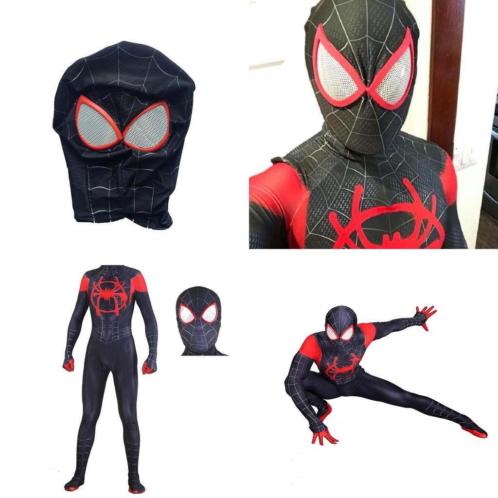 Spider-Man Into The Spider-verse Lycra Spandex Kinder Erwachsenenkostüm Mit Exquisitem Detail