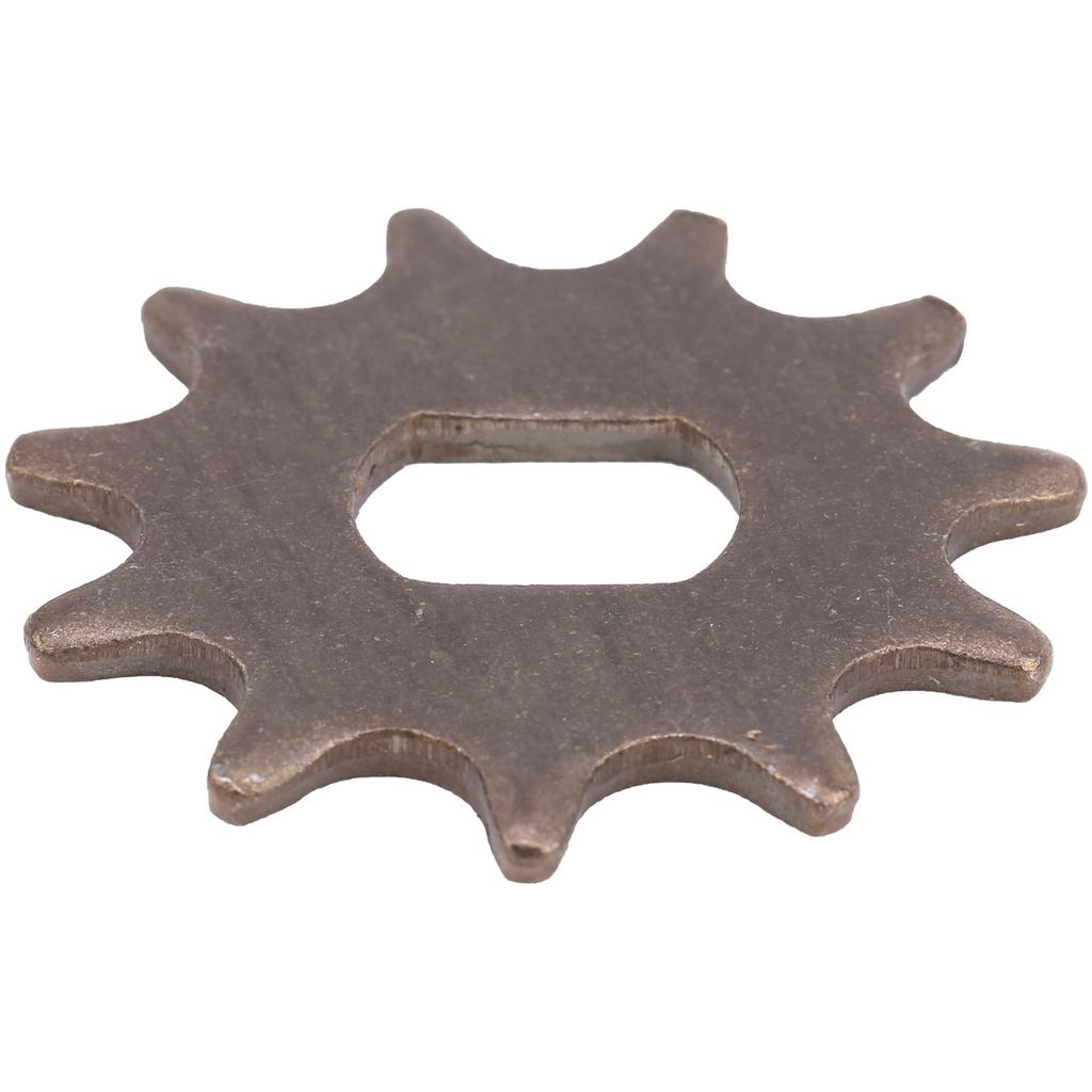 11 Teeth Steel Sprocket Bicycle Chain Wheel Replacement Part Square Hole 0.5 X 0.7in Inner Diameter