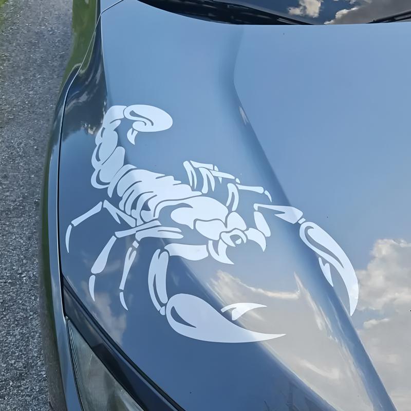 Cool dual wielding scorpions creative&funny stickers for cartoon fans&lover,high quality for car trucks motorcycles & laptops