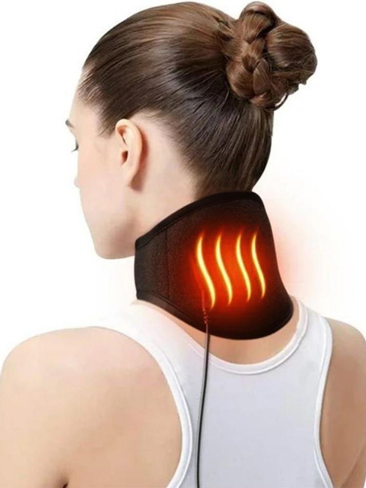 Электрический согревающий бандаж для шеи и плеч, согревающий массажер для коленей, поддержка голеностопа и запястья, регулируемый согревающий пояс для артрита, сустав I USB plug-in