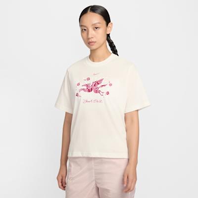 Nike Quick Dry T Shirts Women s Sail White Moderate L