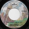 7inch Record JACKY WARD REBA MCENTIRE  That Makes Two Of Us 55054 MERCURY 1979 US CountryFolk Used