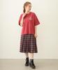 Milkfed Casual Fresh Cherries Wide Short Sleeve Red Women's Tee,