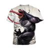 Marvel Avengers Harajuku Style T-Shirt Men Summer New Iron Man Spider-Man
