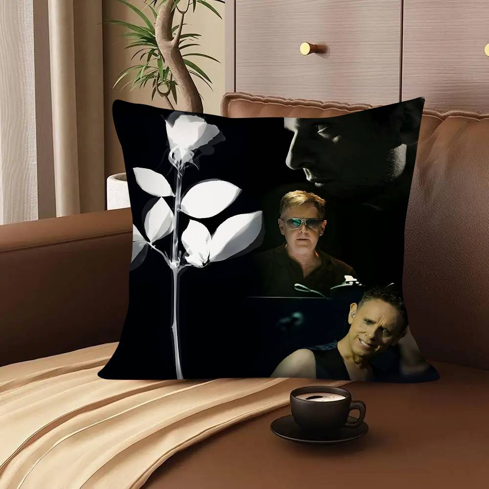 1Pc D-Depeche-M-Mode Singer Pillow Case Fashion Square Pillowcase Bedroom Sofa Room Ins Decoration Leisure