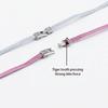 Women's Bling Diamond Cross Locks Elastic No-Tie Shoe Laces Charms Luxury Smart Buckle for Metal Shoelaces Sneakers