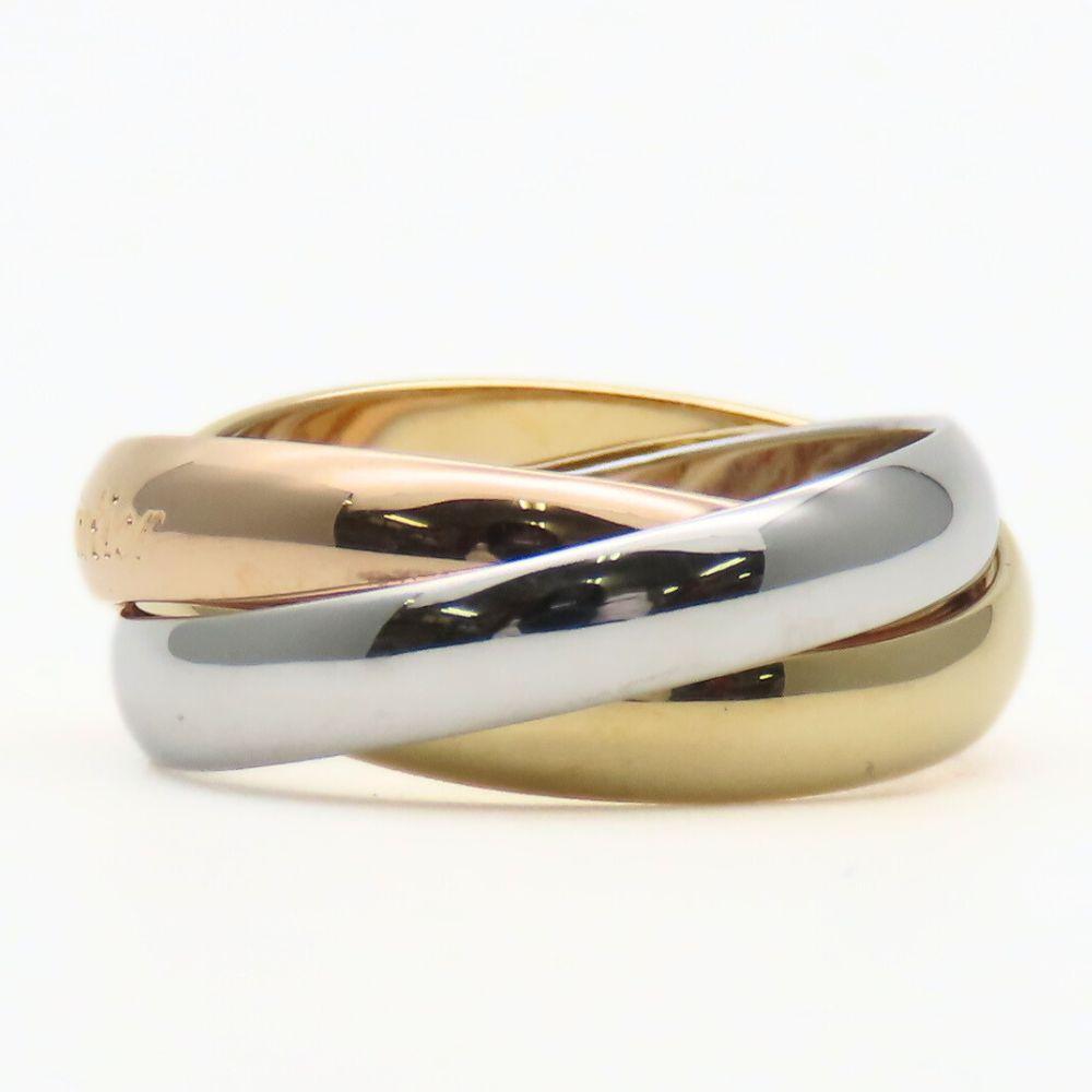 Used CARTIER Ring Trinity Classic EU#49 49 K18 yellow gold/K18 Pink Gold 7.0g Three color Triple