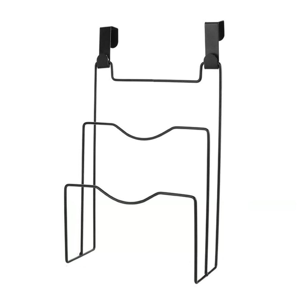 Pot Lid Holder Wall Mount Drainage Design Stylish Sturdy  Multifunctional Pot Lid Rack for Ki