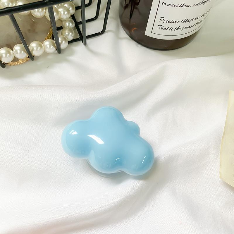 Original Mobile Phone Airbag Wind Solid Color Simple Glue Cloud Retractable Folding Desktop Lazy Bracket
