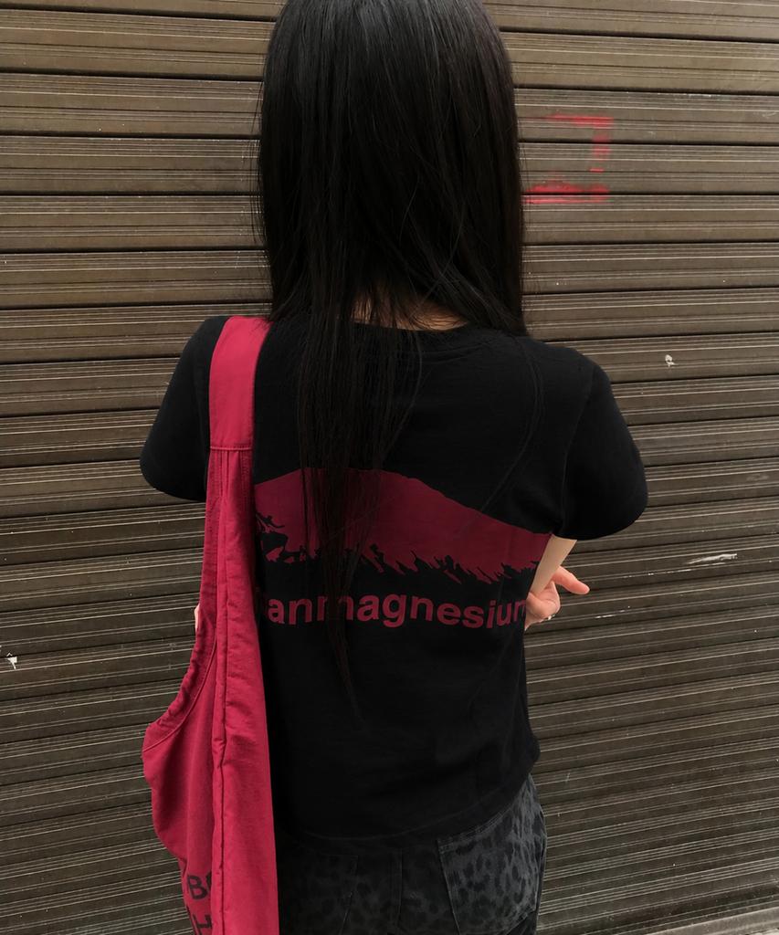 Tansanmageunesyum Mountain T-Shirt (Black/Red)