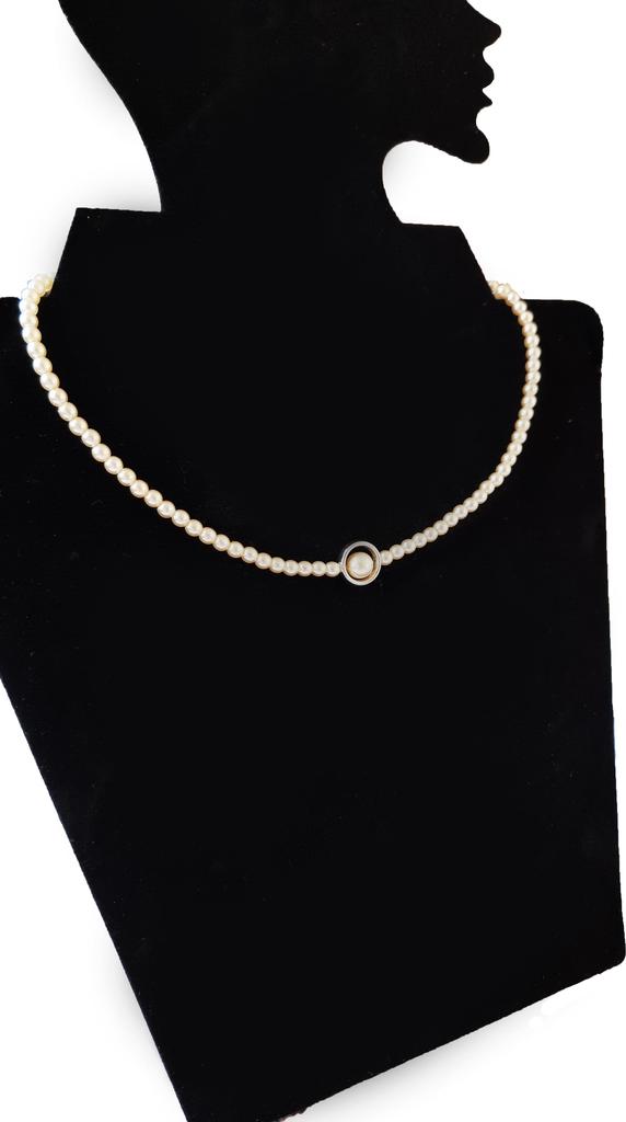 Women’s Handmade Pearl Choker – Sophisticated Jewelry