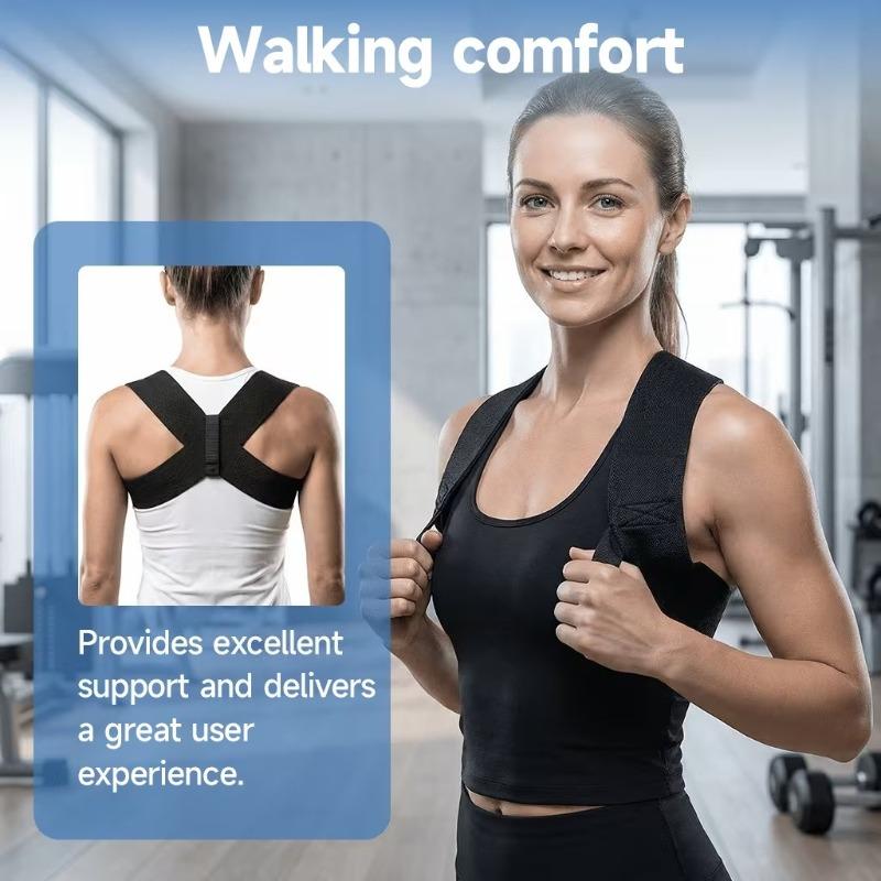 Back Posture Corrector Brace, Adjustable Clavicle Spine Belt for Upper Back Shoulder, Lumbar Posture Correction Body Shaper