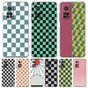 Checkerboard Plaid Checked Phone Case For Xiaomi 14 13 12 Lite Mi 11 11X 13T 12T 11T For Poco X5 X4 X3 NFC F5 F4 M4 Pro 5G Cover