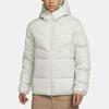 Nike Plaid Patchwork Hooded Down Jacket Men Outerwear White DD6964-072
