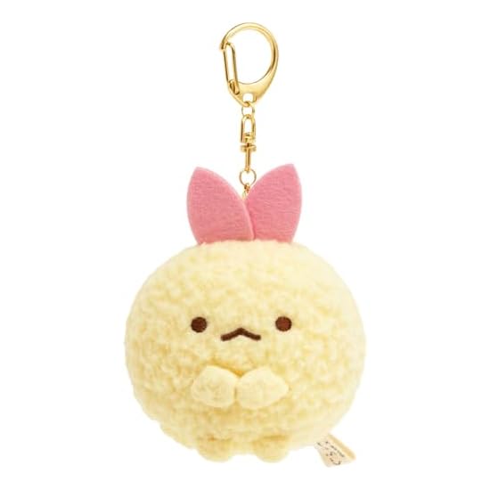San-X Sumikko Gurashi Angel Shrimp Tempura Idol Hanging Plush Toy MO63101