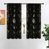 2pcs Sun Moon Curtain Constellation Window Curtains Gothic Boho Mandala Curtains For Living Room, Bedroom, Kitchen, Home Decor